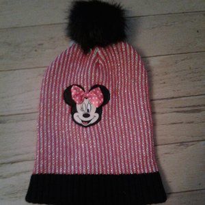 Disney Minnie Mouse Beenie Hat One Size Woman/ Youth NWOT.